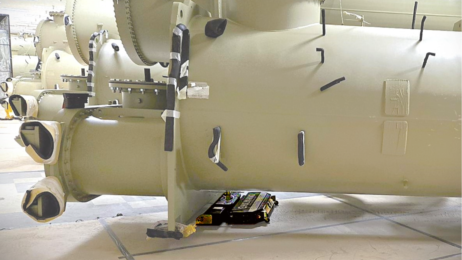 Hilman-TK-EVO-under-data-center-cooling-system-moving-in-storage-facility